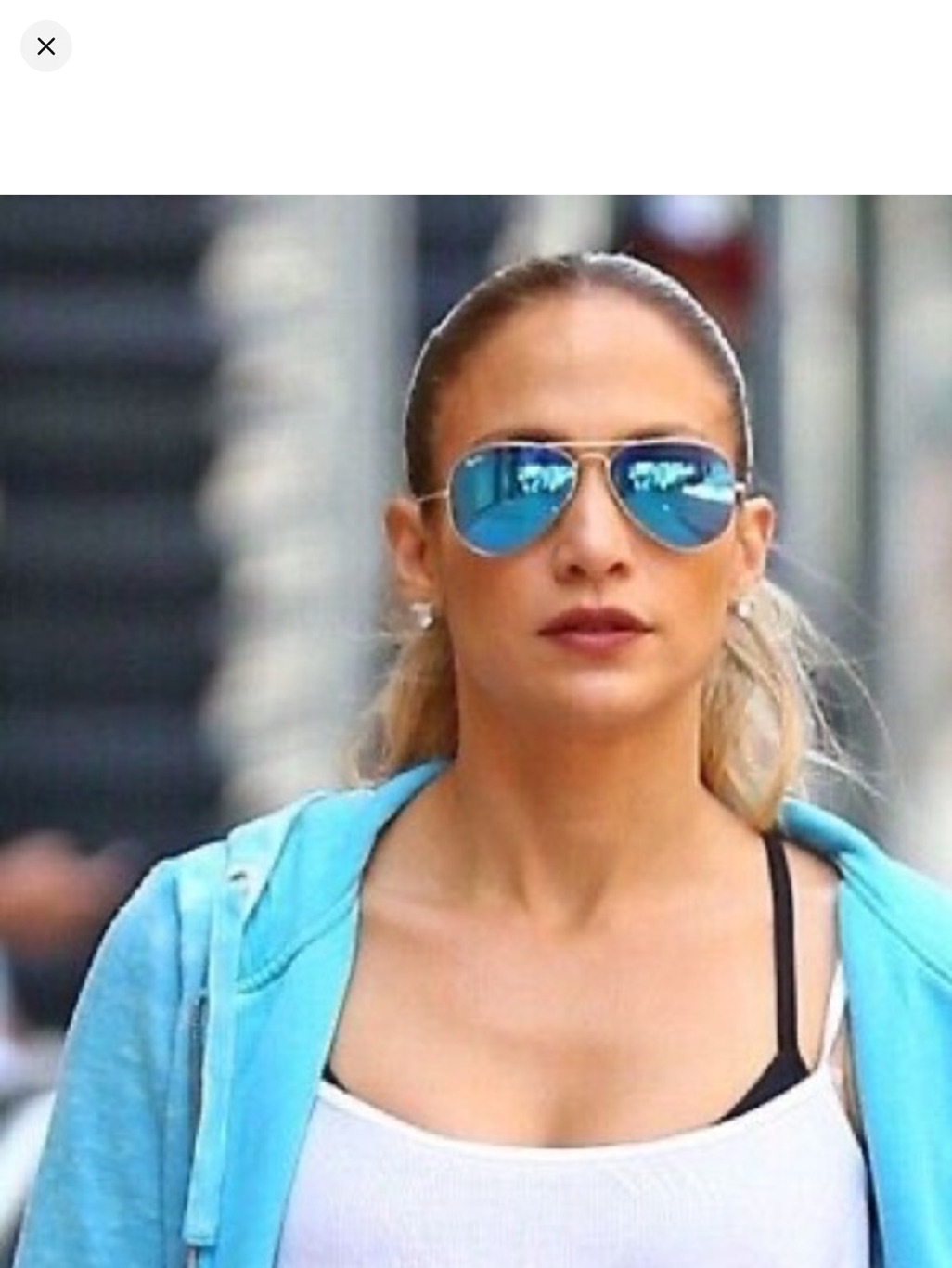 Diff Blue Mirrored Aviator Sunglasses Women